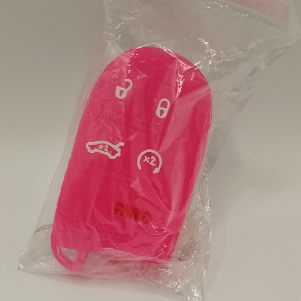 Pink Car Key Fob Cover For 10-24 Dodge